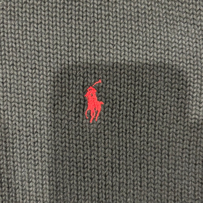 00's Polo by Ralph Lauren ラルフローレン ニットベスト 黒 (XL)/B2271V-SO