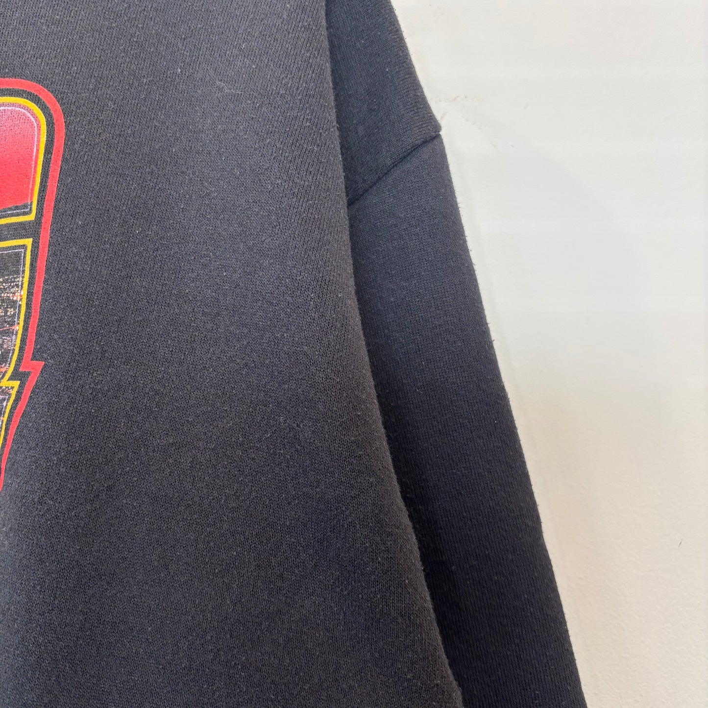 00's Disney Store Mickey "Las Vegas" ミッキー プリントスウェット 黒 (L)/B3533S-SO