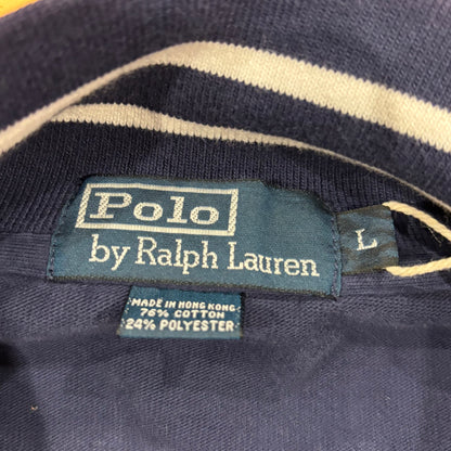 00's Polo by Ralph Lauren ラルフローレン "POLO"ロゴ トラックジャケット 紺 (L)/B0518J-SO