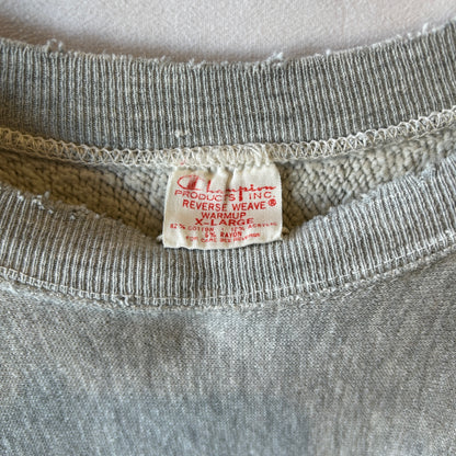 70's Champion Reverse Weave リバースウィーブ カプセル３段プリント カレッジスウェット (XL)/C0172R-SO