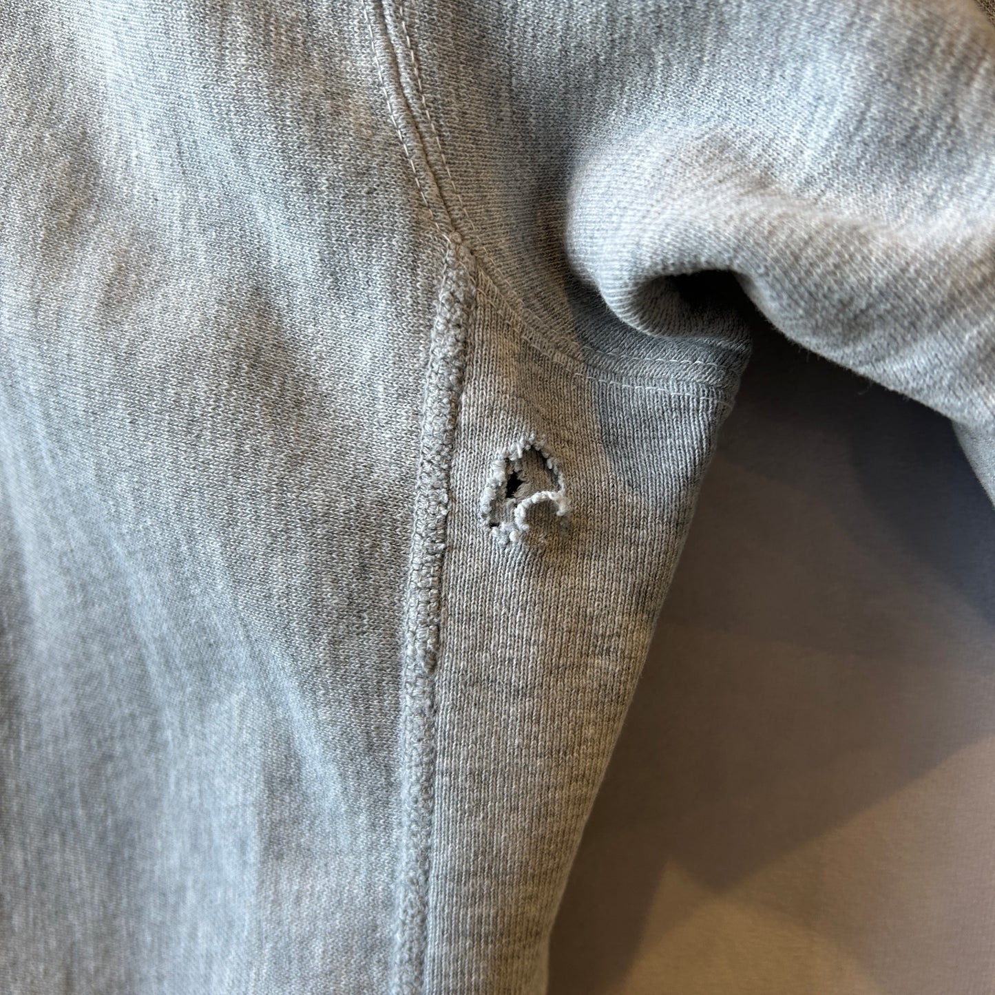70's Champion Reverse Weave リバースウィーブ カプセル３段プリント カレッジスウェット (XL)/C0172R-SO
