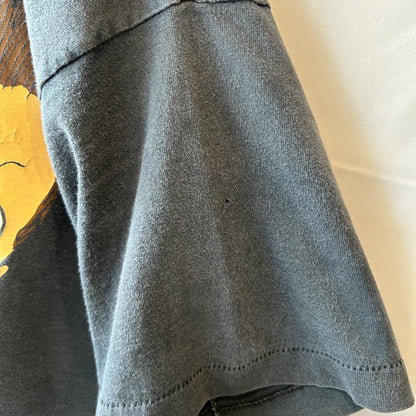 90's Beavis&Butt-haed ビーバスアンドバットヘッド キャラクターTシャツ MTV 黒 Hanes (XL)/C0995T-SO