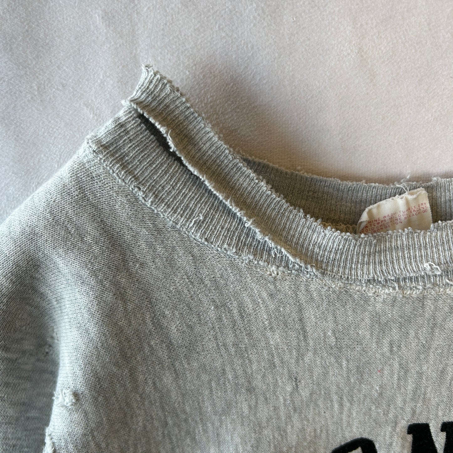 70's Champion Reverse Weave リバースウィーブ ３段プリント カレッジプリント グレー(L)/A6644R-SO