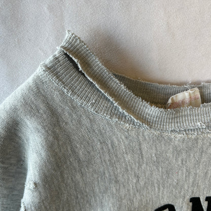 70's Champion Reverse Weave リバースウィーブ ３段プリント カレッジプリント グレー(L)/A6644R-SO