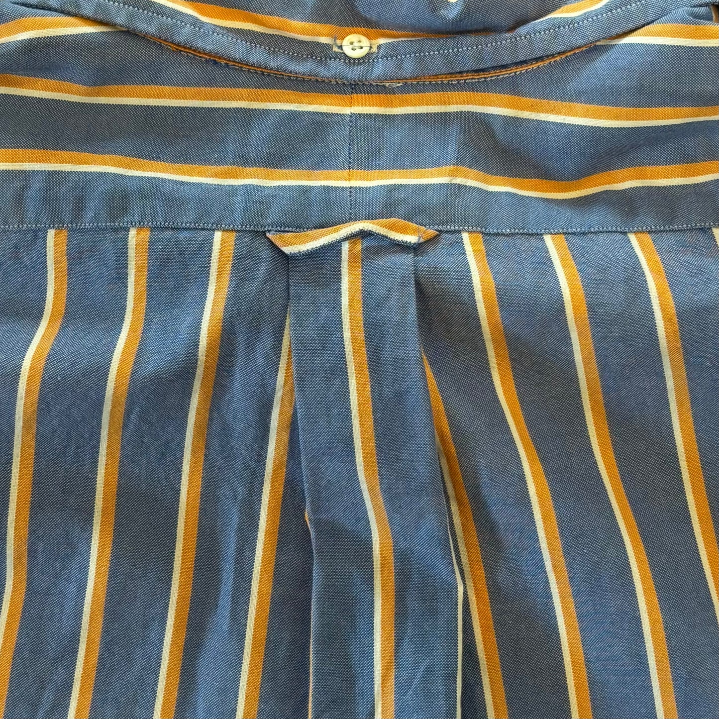 00's Ralph Lauren stripe shirt 橙青白 (XL)/A6340S-SO