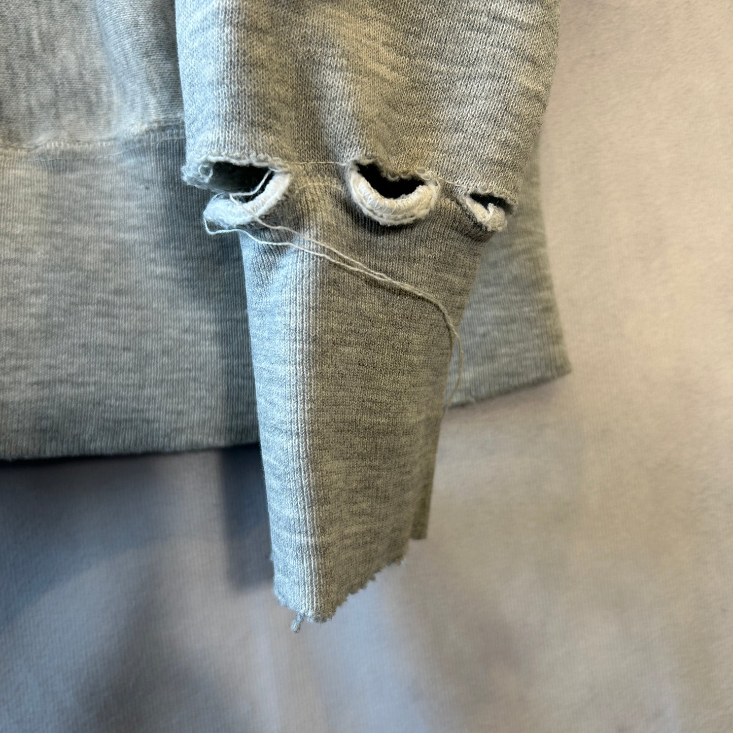 70's Champion Reverse Weave リバースウィーブ ３段プリント カレッジプリント グレー(L)/A6644R-SO