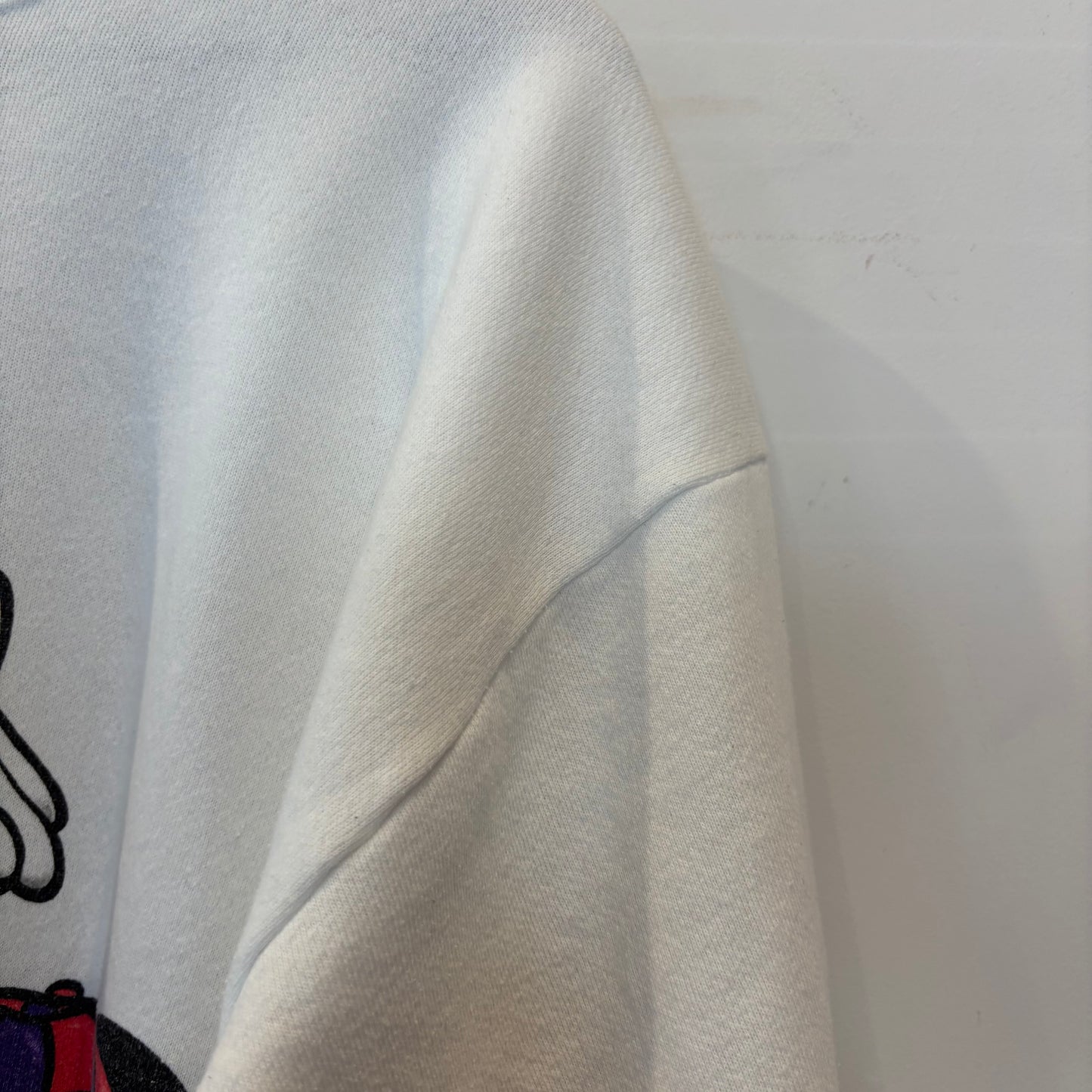 90's Mickey Unlimited ミッキー グーフィー プリントスウェット 白 (XL)/B3525S-SO
