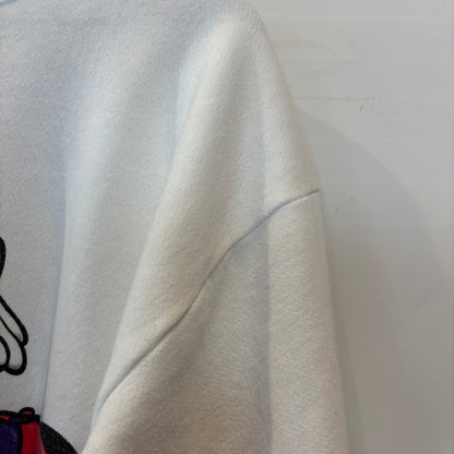 90's Mickey Unlimited ミッキー グーフィー プリントスウェット 白 (XL)/B3525S-SO