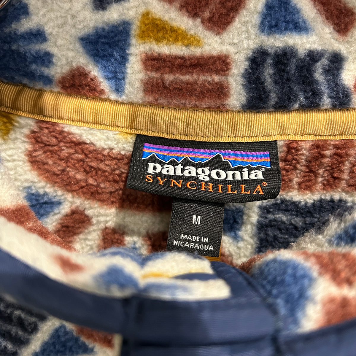 2019's Patagonia パタゴニア シンチラ スナップT プルオーバー フリース マルチビッグ プロテクテッド・ピークス (M)/C1773F-SO