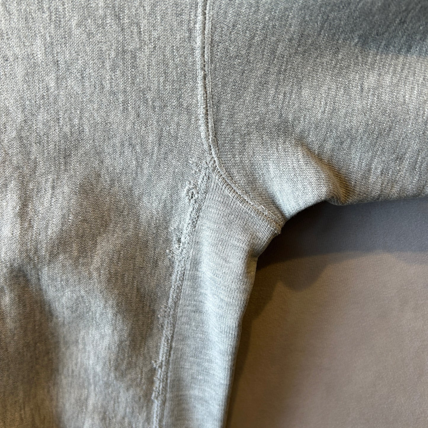 70's Champion Reverse Weave リバースウィーブ ３段プリント カレッジプリント グレー(L)/A6644R-SO