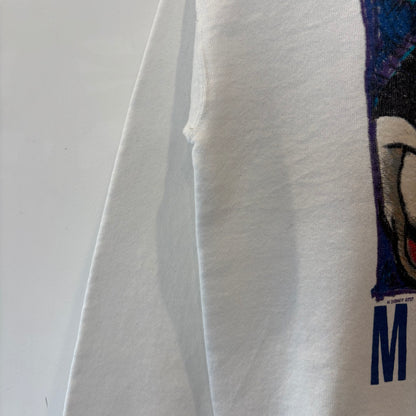 90's Mickey Unlimited ミッキー プリントスウェット 白 (L-XL)/B3522S-SO