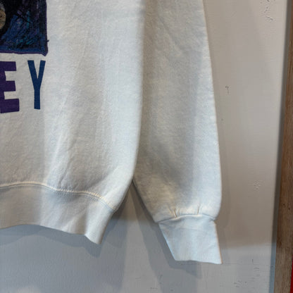 90's Mickey Unlimited ミッキー プリントスウェット 白 (L-XL)/B3522S-SO