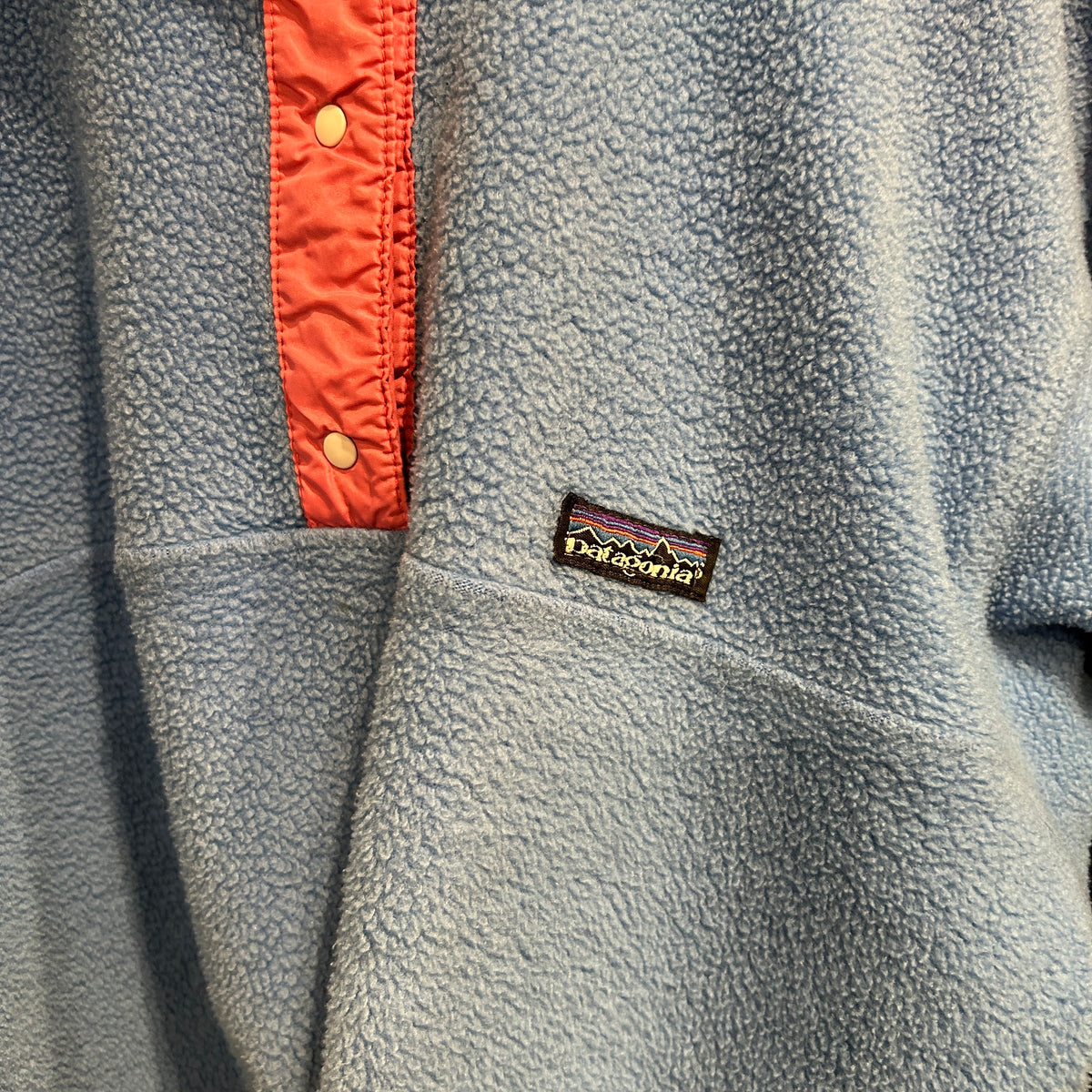 80's~ Patagonia パタゴニア シンチラ スナップT プルオーバー フリース ブルー系 (レディース12)/C1851F-SO