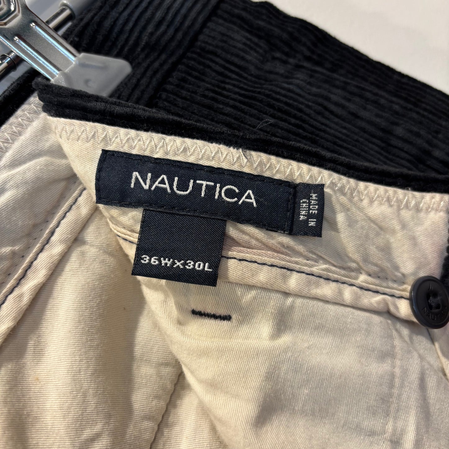 90-00's NAUTICA ノーティカ コーデュロイパンツ ネイビー(36×30)/B4096P-SO
