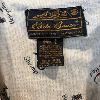 90's  Eddie Bauer  ハリントンジャケット  ターコイズ  スウィングトップ  M /A4971J-SO