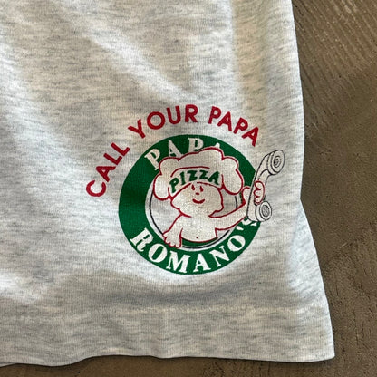 90's PAPA ROMANOS 企業Tシャツ白(XL)/A2967T-SO