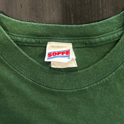 00's SOFFE MICHIGAN STATE SPARTANS T-shirt 緑 (サイズ不明)/A4116T-SO