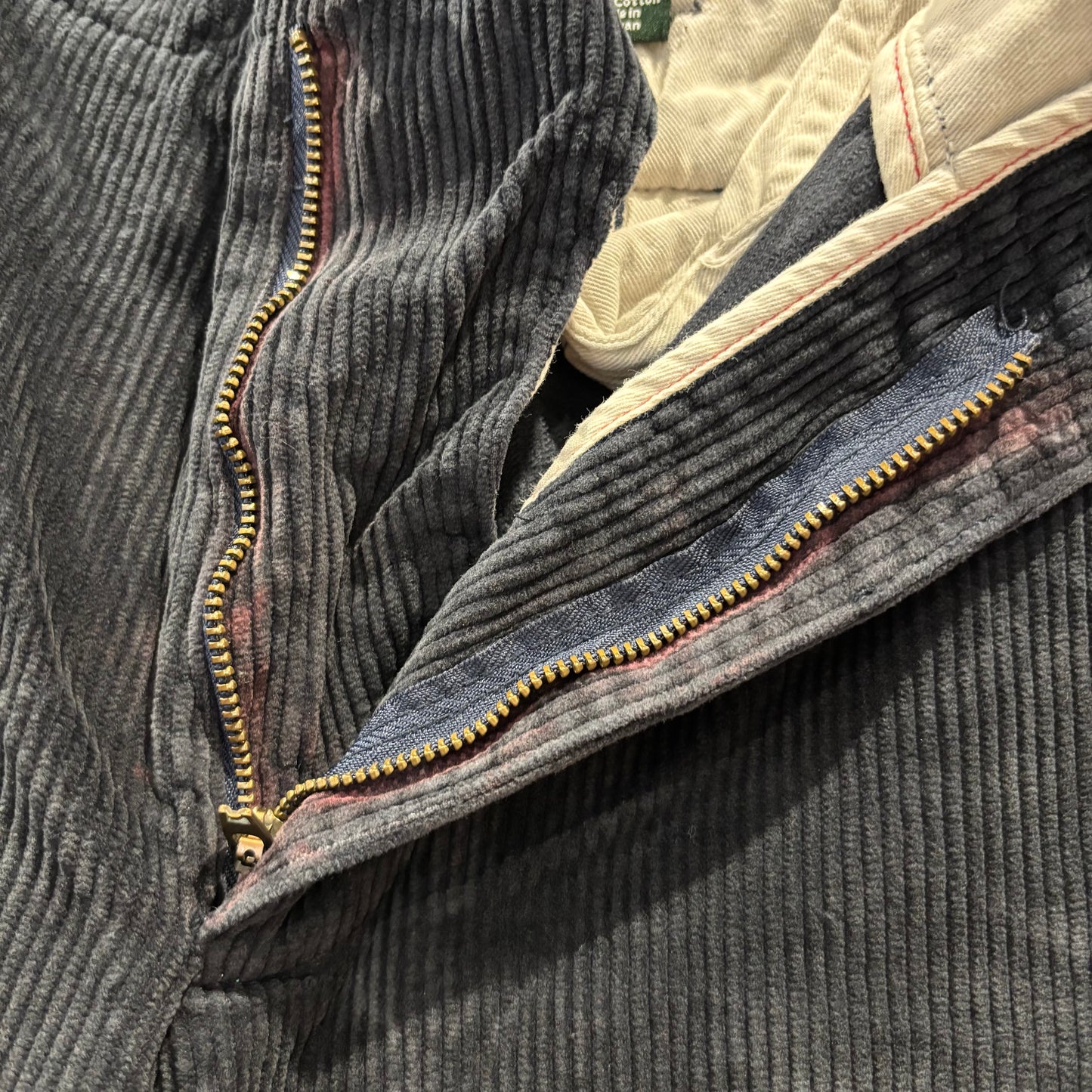 90's J.CREW ジェイクルー コーデュロイパンツ ネイビー(33×30)/B4093P-SO