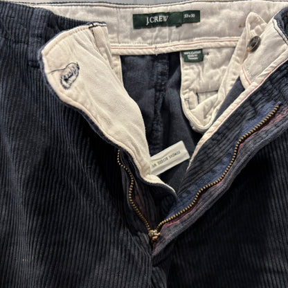 90's J.CREW ジェイクルー コーデュロイパンツ ネイビー(33×30)/B4093P-SO