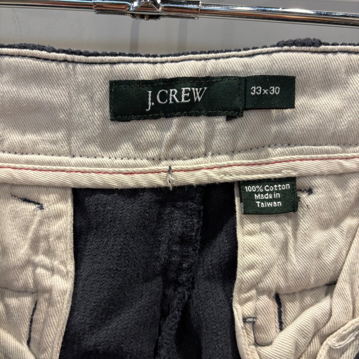 90's J.CREW ジェイクルー コーデュロイパンツ ネイビー(33×30)/B4093P-SO