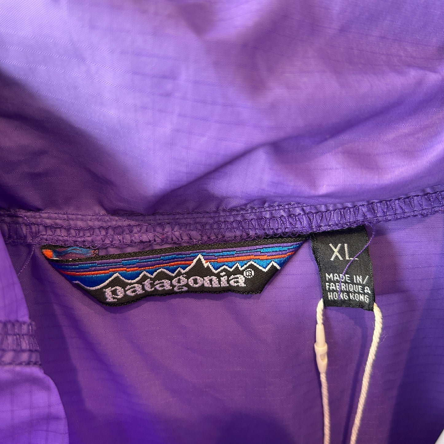 80's Patagonia パタゴニア Feather Weight Shell Pullover アノラックパーカー （XL)/C1005J-SO
