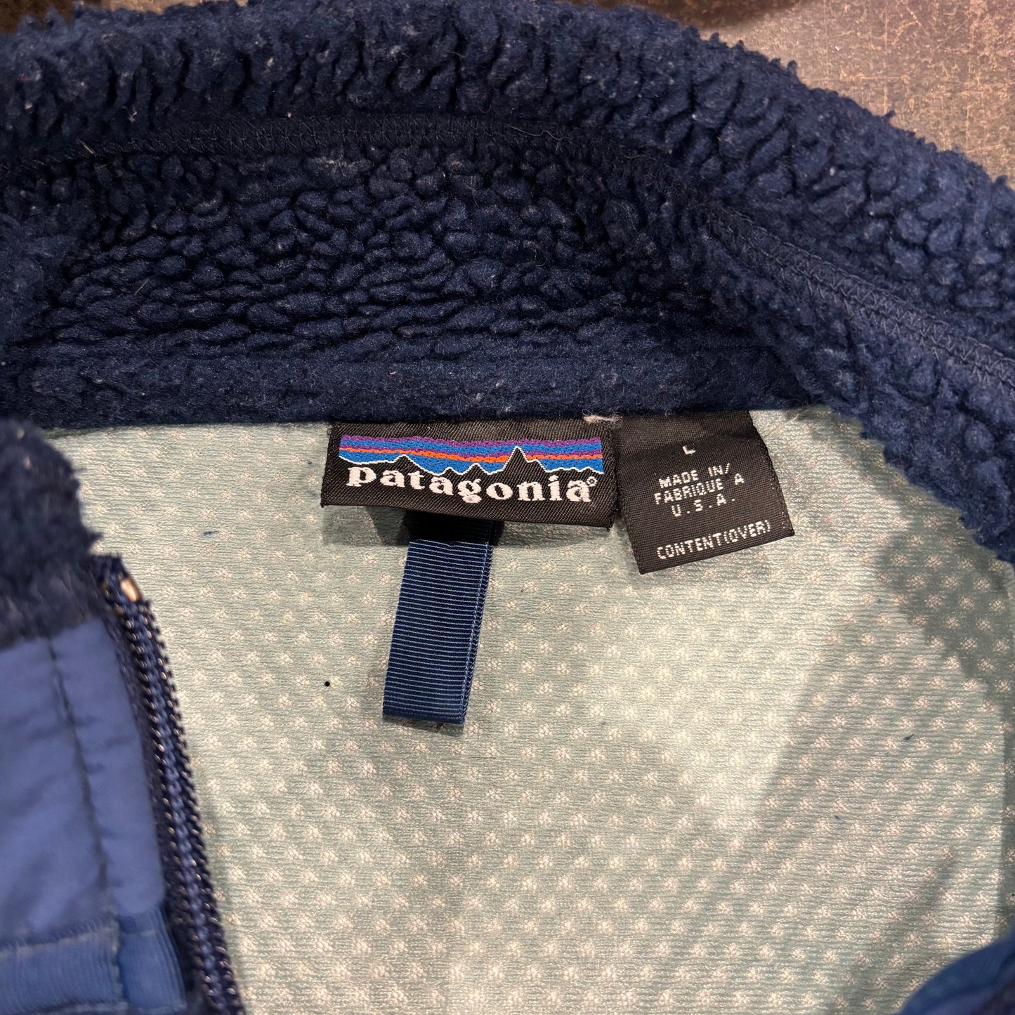 90's Patagonia retro x vest パタゴニア レトロ X ベスト フリース ネイビー (L)/A1516V-SO
