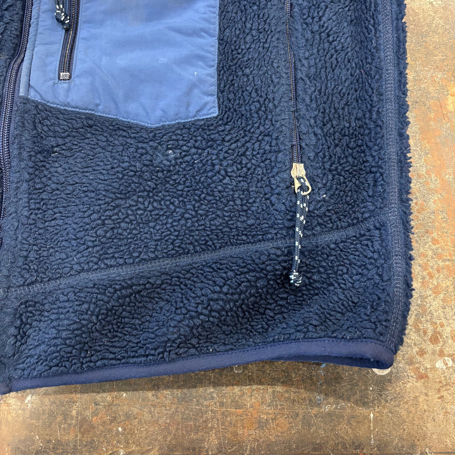90's Patagonia retro x vest パタゴニア レトロ X ベスト フリース ネイビー (L)/A1516V-SO