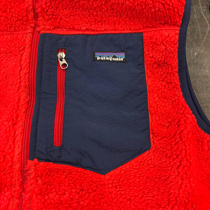 00's Patagonia retro v vest パタゴニア レトロ X ベスト フリース オレンジ (L)/A0162V-SO