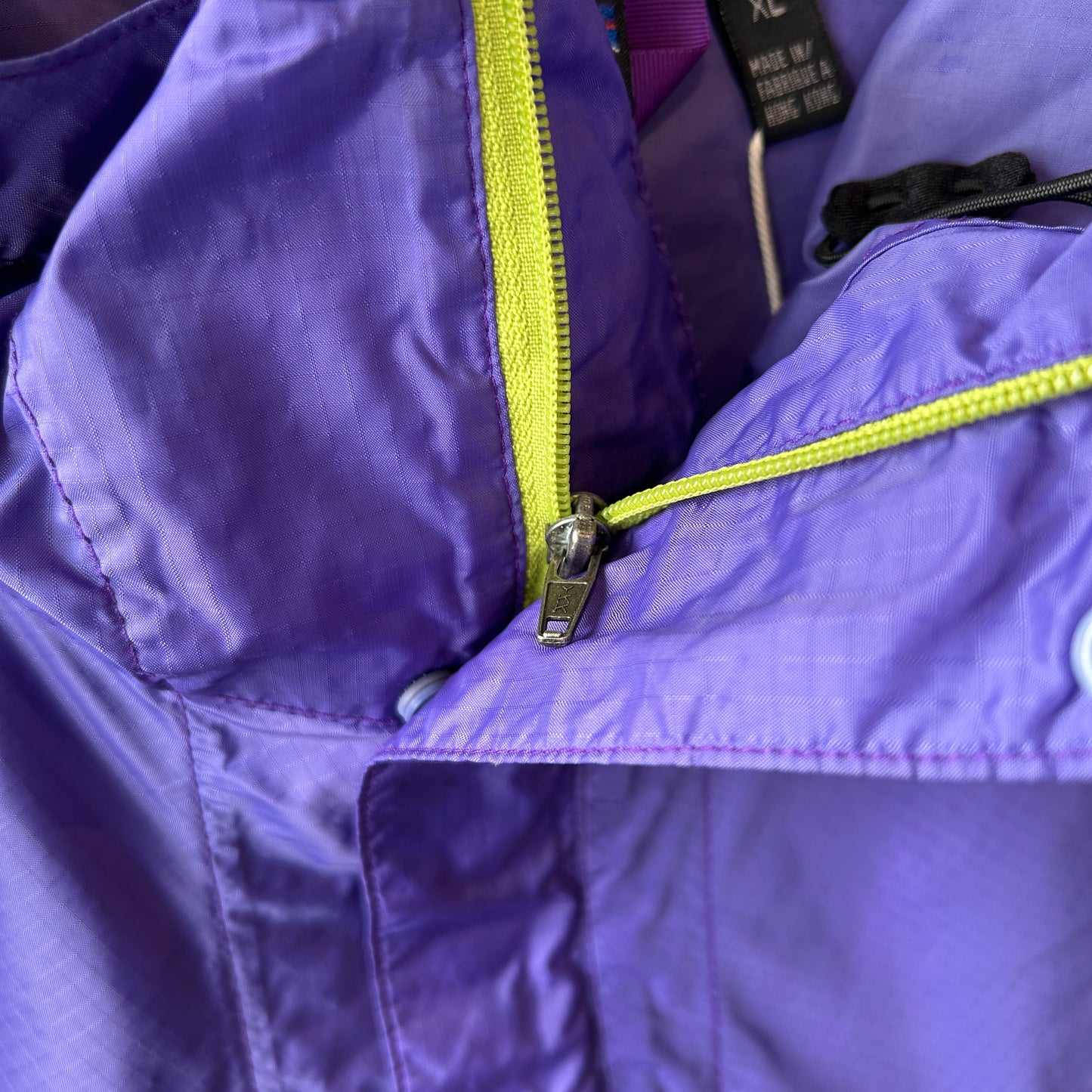 90's Patagonia パタゴニア Feather Weight Shell Pullover ナイロンアノラックパーカー (XL)/C1004J-SO