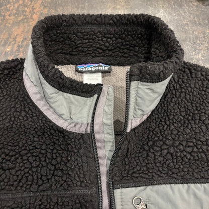 00's Patagonia retro x vest パタゴニア レトロ X ベスト フリース ブラック (XL)/B3142V-SO