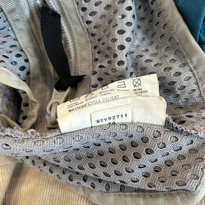 90's Patagonia パタゴニア メッシュフィッシングベスト グレー/グリーン(L)/C0115V-SO
