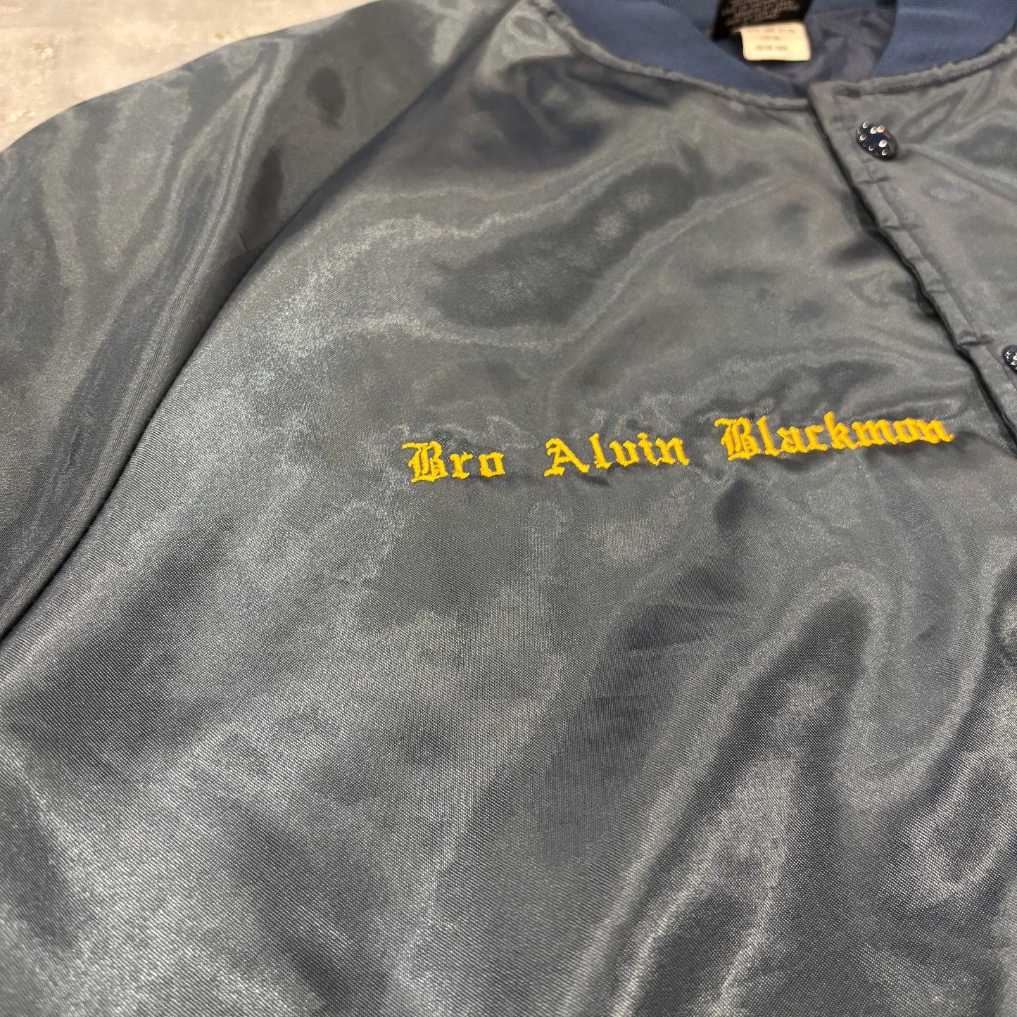 90's Jacket ナイロンスタジャン フリーメイソン ネイビー (2XL) B4099J-SO