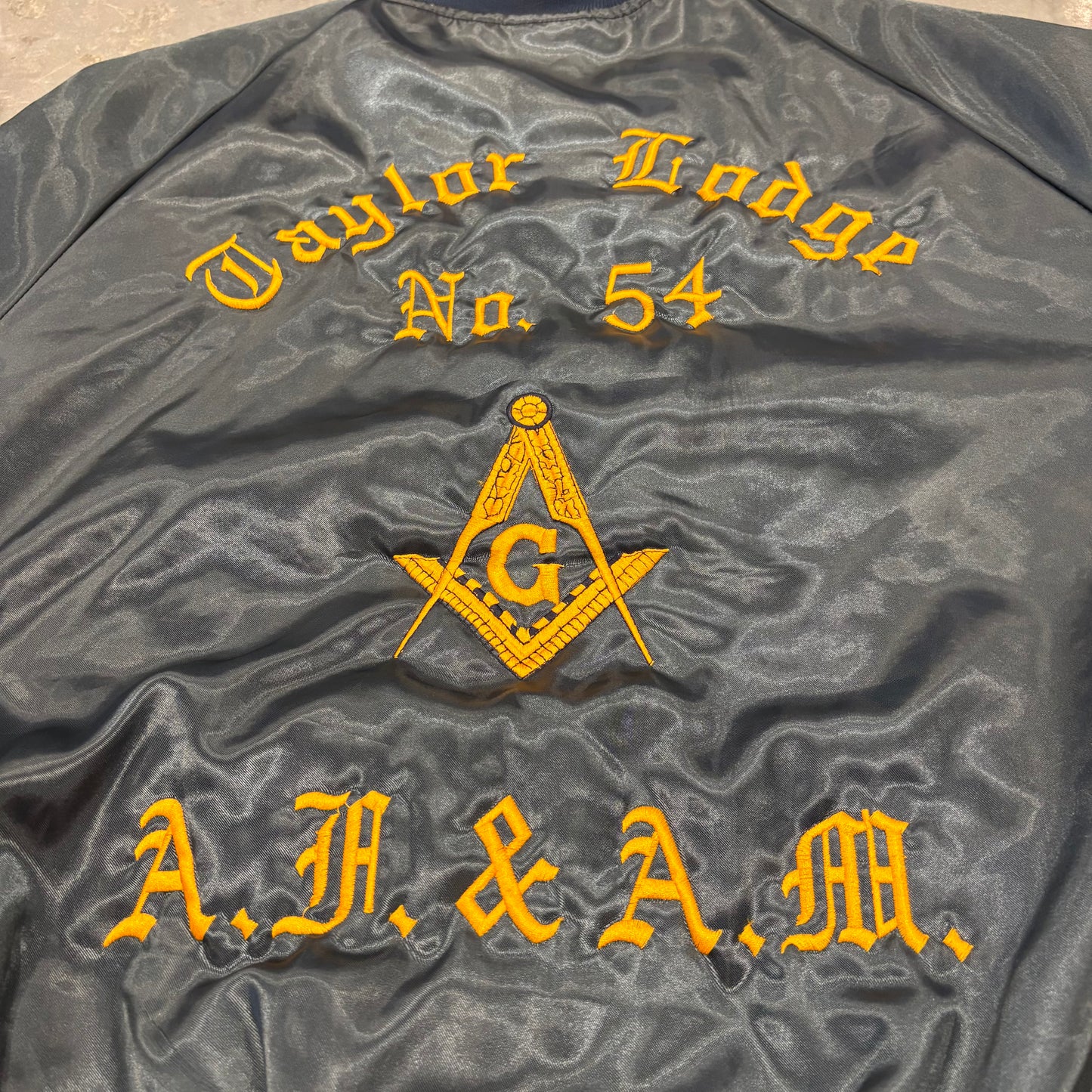 90's Jacket ナイロンスタジャン フリーメイソン ネイビー (2XL) B4099J-SO