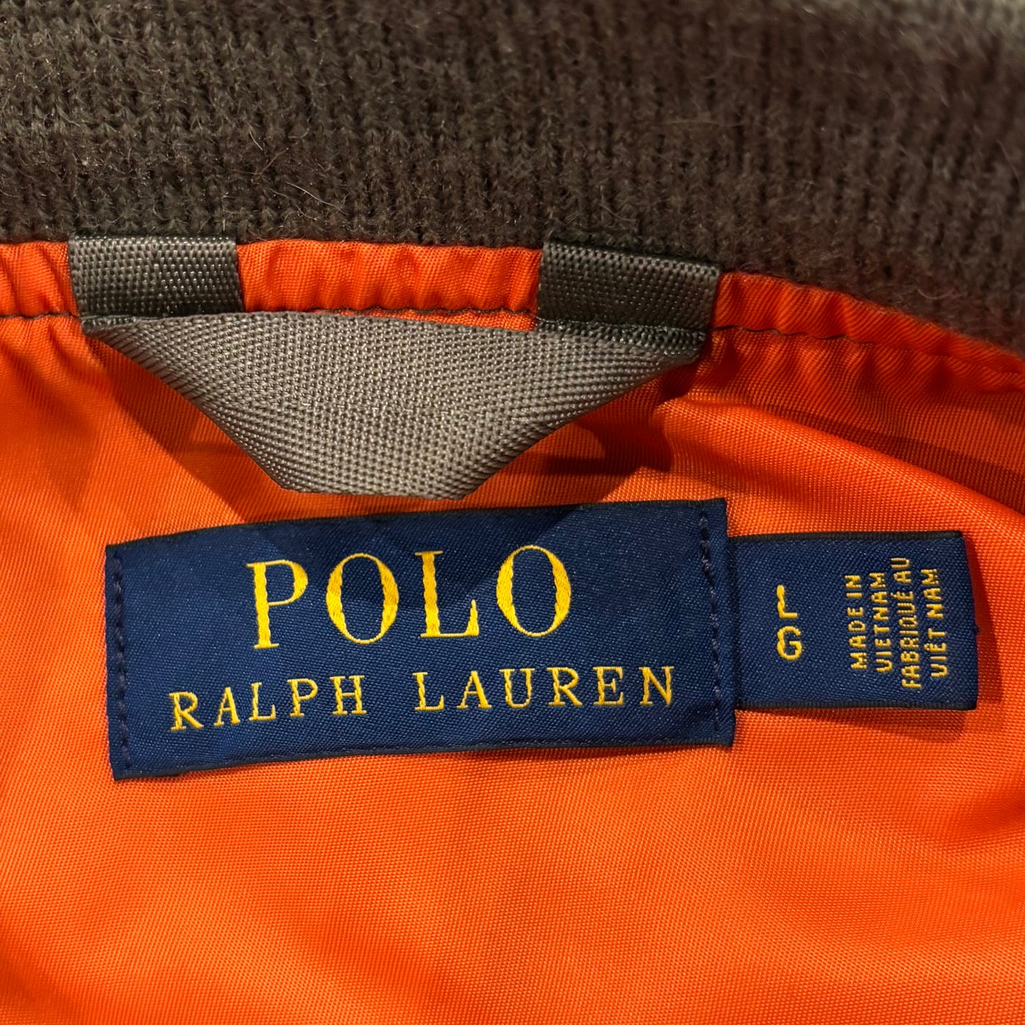 Ralph Lauren ラルフローレン MA-1 フライトジャケット ボンバージャケット カーキ (L) C0275J-SO