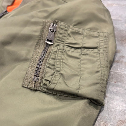 Ralph Lauren ラルフローレン MA-1 フライトジャケット ボンバージャケット カーキ (L) C0275J-SO