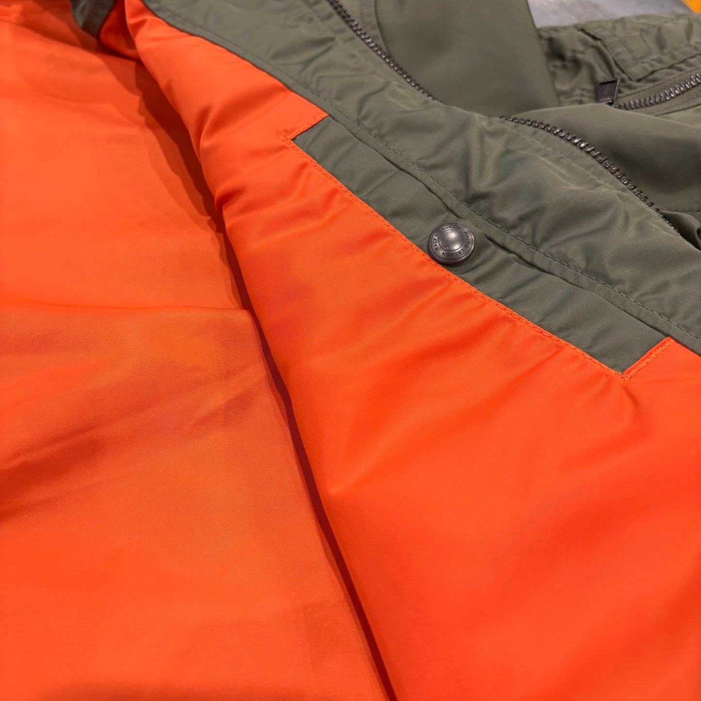 Ralph Lauren ラルフローレン MA-1 フライトジャケット ボンバージャケット カーキ (L) C0275J-SO
