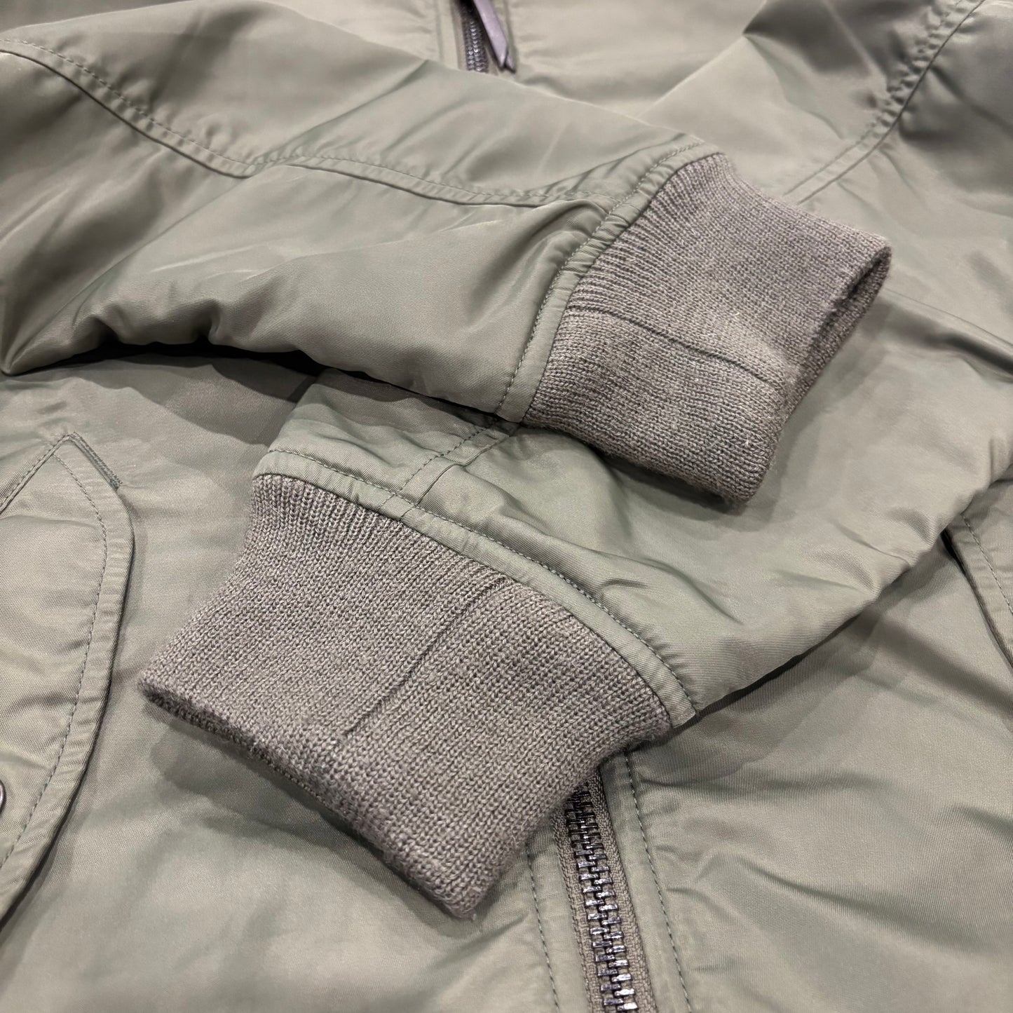 Ralph Lauren ラルフローレン MA-1 フライトジャケット ボンバージャケット カーキ (L) C0275J-SO