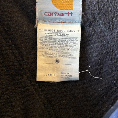 00's Carhartt カーハート サンタフェジャケット J14 MTD ネイビー (L-TALL)/B3420J-SO