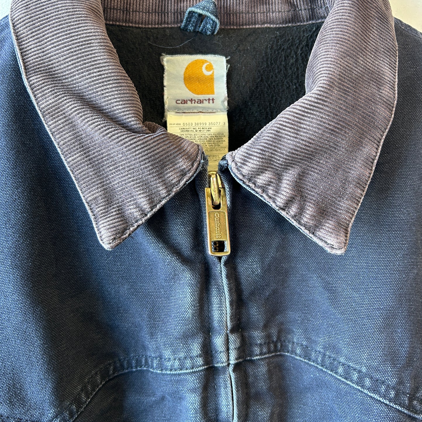 00's Carhartt カーハート サンタフェジャケット J14 MTD ネイビー (L-TALL)/B3420J-SO