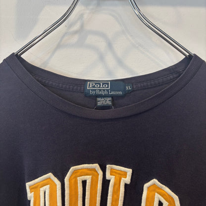 90's Polo Ralph Lauren ”POLO” ロンT ネイビー(XL)/B1989T-SO