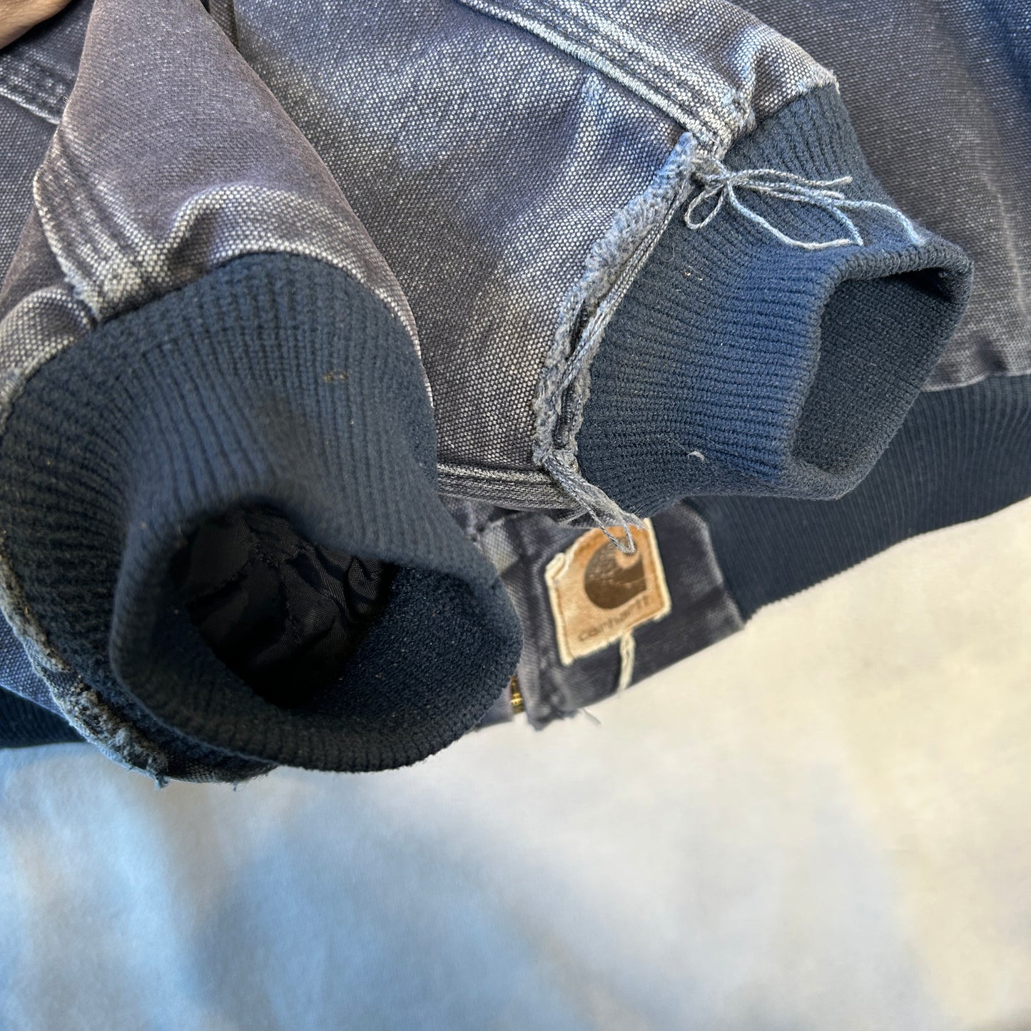 00's Carhartt カーハート サンタフェジャケット J14 MTD ネイビー (L-TALL)/B3420J-SO