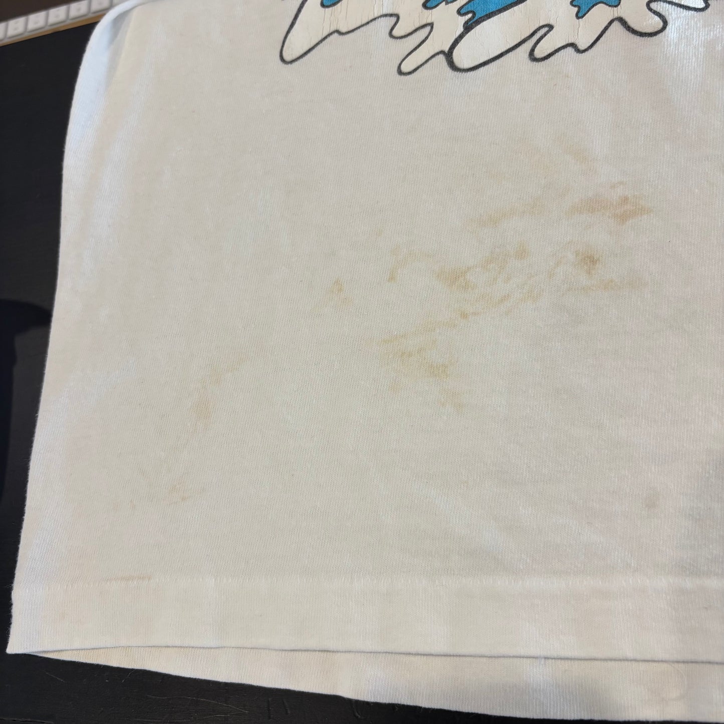 90's MICKEY.INC ディズニー Blizzard Beach ブリザード・ビーチ キャラクターTシャツ 白(不明)/B3541T-SO