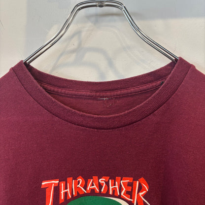 Thrasher スラッシャー Gonz Talk Shit Tee Tシャツ マルーン(サイズ不明)/B3542T-SO