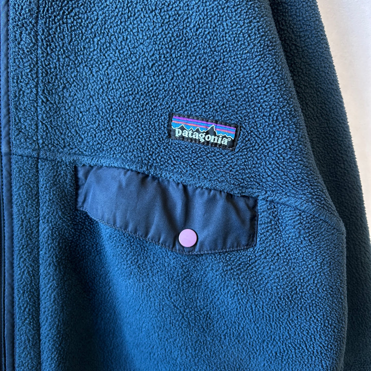 07 Patagonia パタゴニア スナップT フルジップ フリースジャケット ネイビー(M)/C0101F-SO