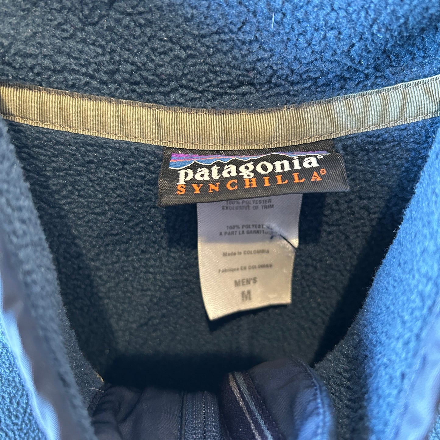07 Patagonia パタゴニア スナップT フルジップ フリースジャケット ネイビー(M)/C0101F-SO