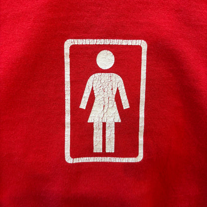 mid90's GIRL SKATEBOARDS ガールスケートボード OG Tee OGロゴTシャツ 赤 (XL)/B3543T-SO