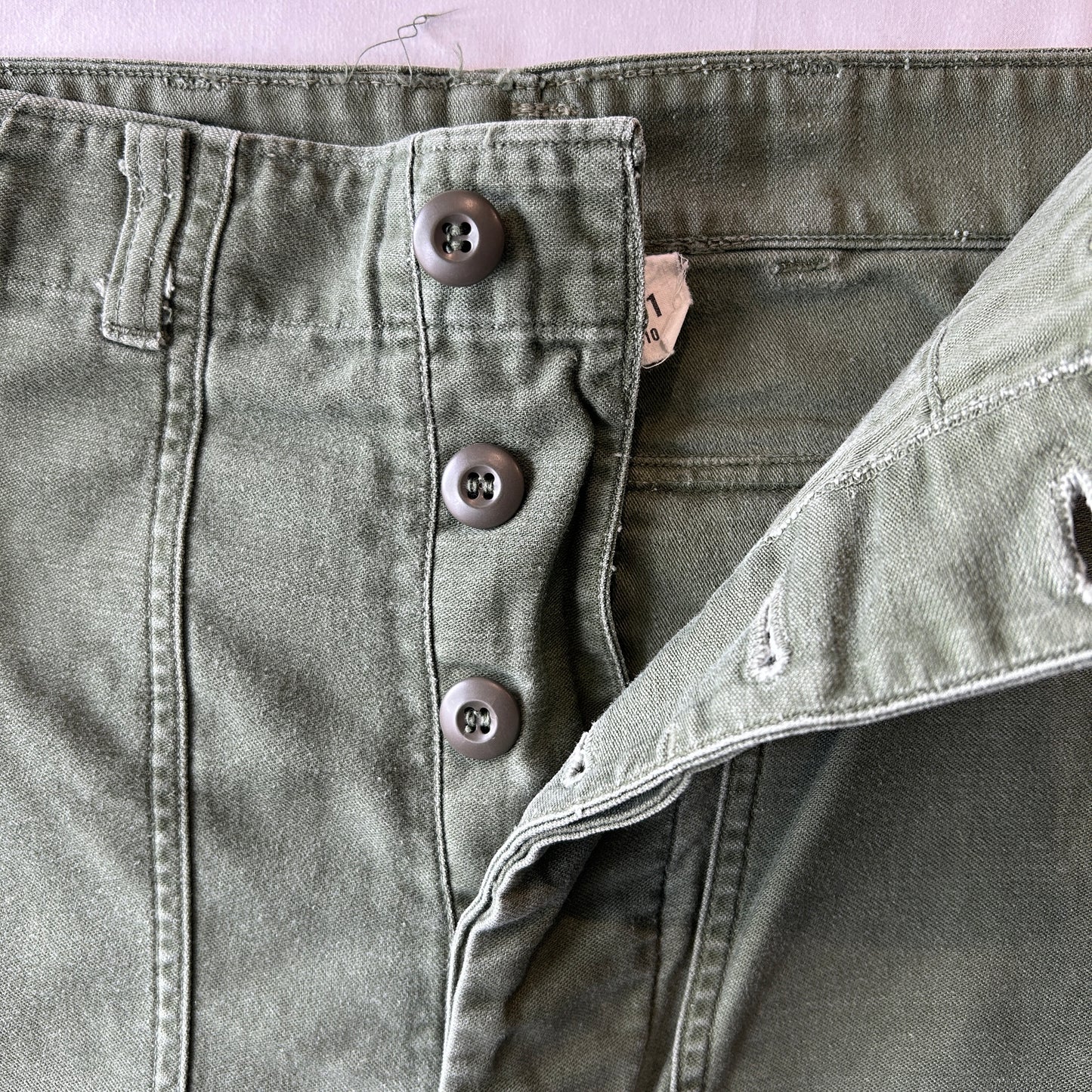 60's U.S.ARMY OG-107 Utility Pants ベイカーパンツ(30×31)/A7175P-SO