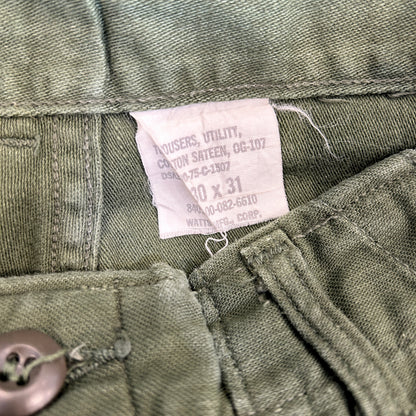 70's U.S.ARMY OG-107 Utility Pants ベイカーパンツ (30×31)/A6746P-SO
