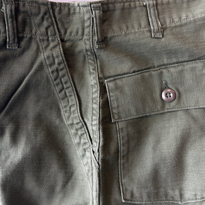 70's U.S.ARMY OG-107 Utility Pants ベイカーパンツ (30×31)/A6746P-SO