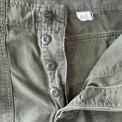 60~70's U.S.ARMY Utility Pants ベイカーパンツ ミリタリー (32×33)/A5670P-SO